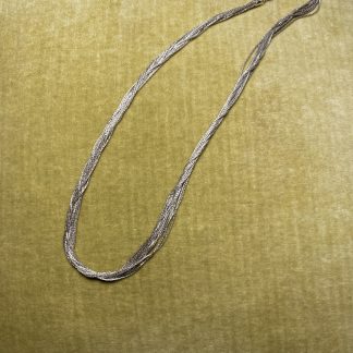 Genuine Links sterling silver multi-thread necklace