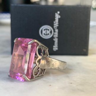 Hendrikka Waage Stirling Silver and Cubic Zirconia Ring